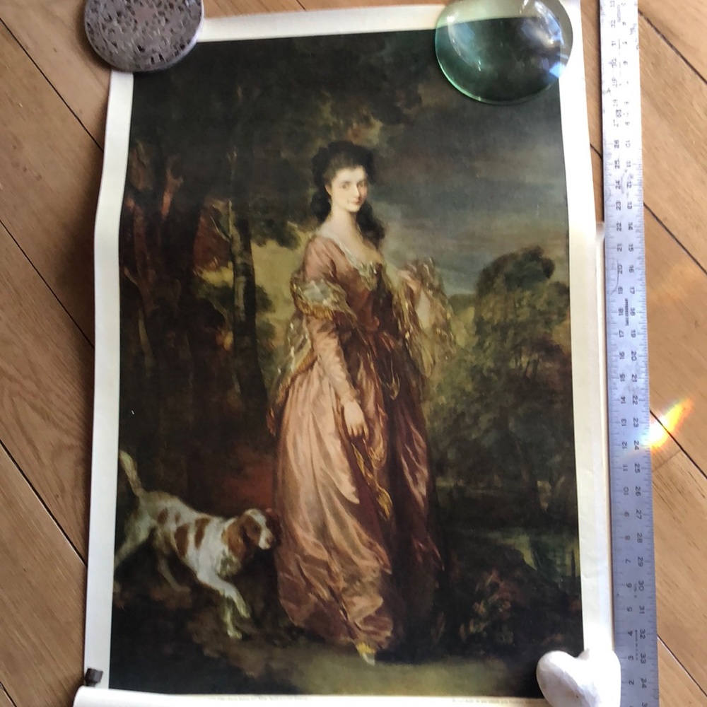 Oil printed on canvas reproduction painter thomas Gainsborough